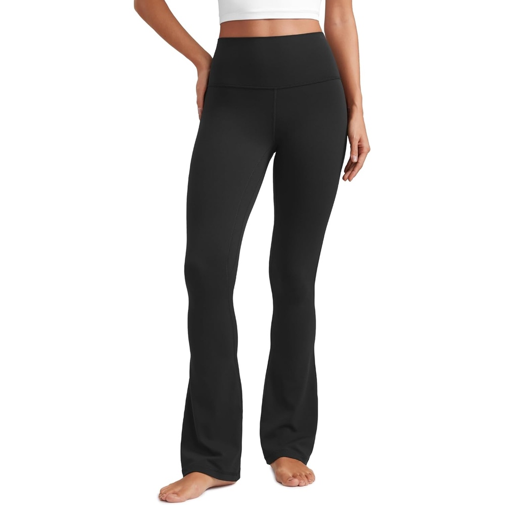 image:imageCRZ YOGA Butterluxe Mini Flared Leggings 3031533 High Waist Bootcut Casual Lounge Women Yoga Pants with PocketBlack