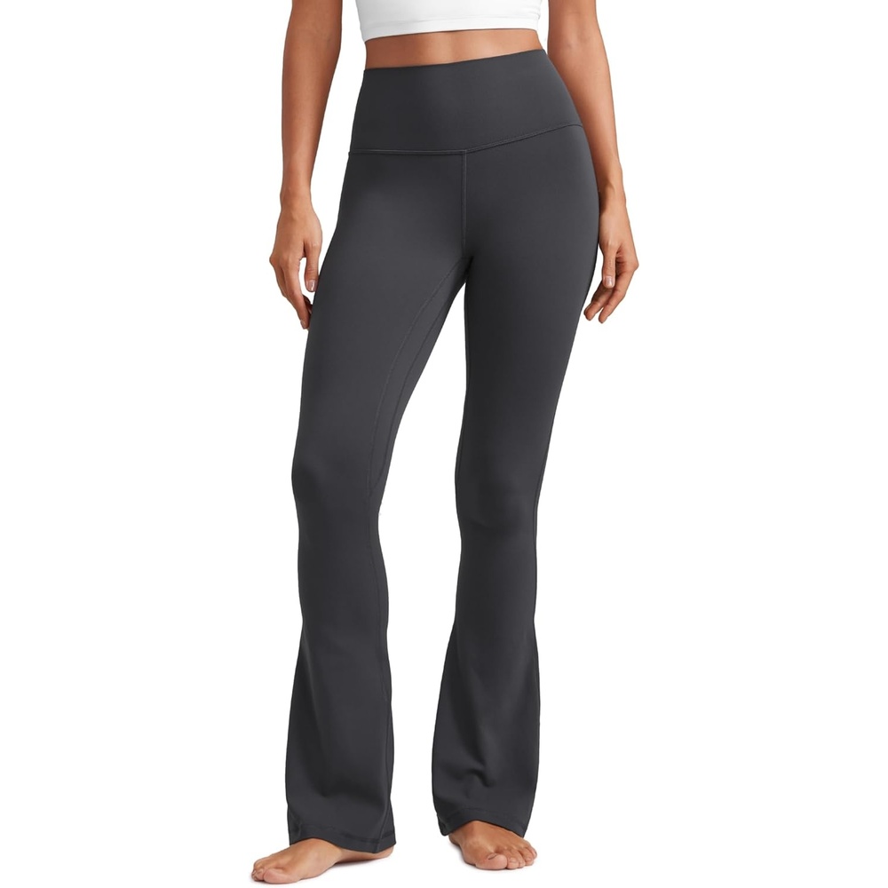 image:imageCRZ YOGA Butterluxe Mini Flared Leggings 3031533  High Waist Bootcut Casual Lounge Women Yoga Pants with PocketMysterious Grey