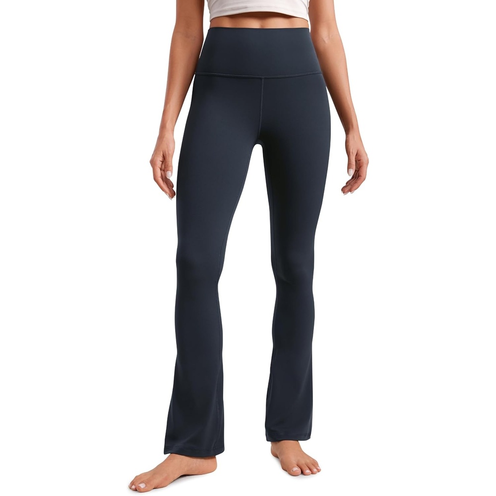 image:imageCRZ YOGA Butterluxe Mini Flared Leggings 3031533 High Waist Bootcut Casual Lounge Women Yoga Pants with PocketTrue Navy
