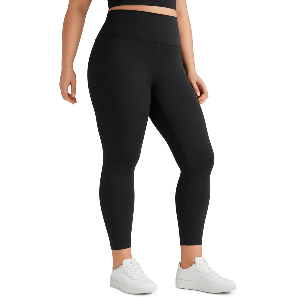 image:imageCRZ YOGA Butterluxe Plus Size Leggings 25 High Waisted Buttery Soft Spandex Workout Casual Pants for WomenBlack Plus Size