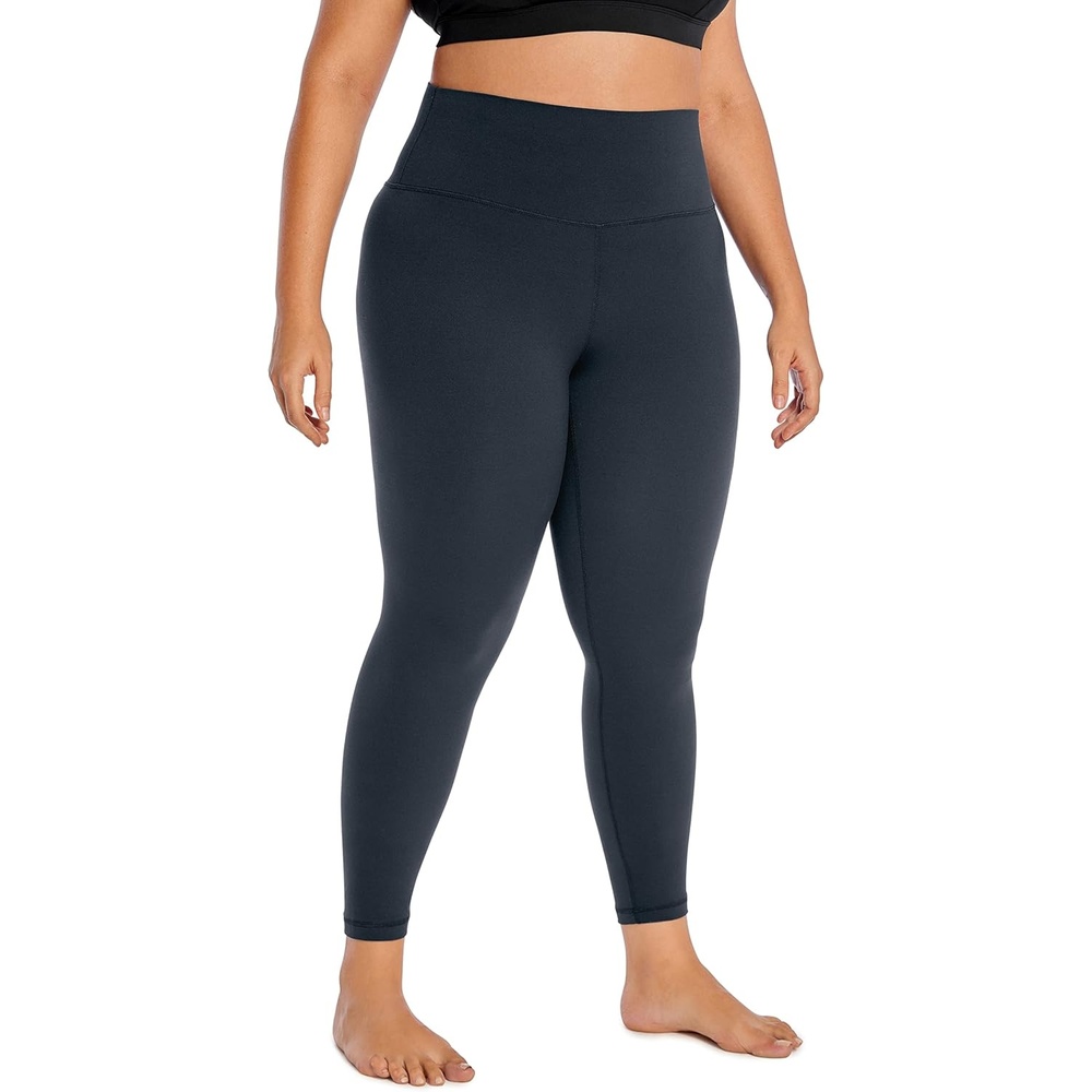 image:imageCRZ YOGA Butterluxe Plus Size Leggings 25 High Waisted Buttery Soft Spandex Workout Casual Pants for WomenTrue Navy