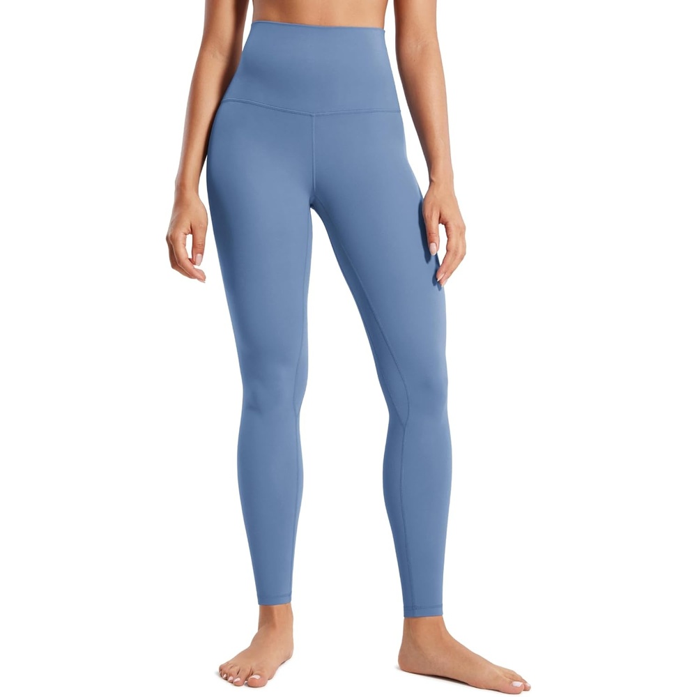 image:imageCRZ YOGA Butterluxe Super High Waist Leggings 28  Full Length Buttery Soft Womens Yoga Pants Over BellyOasis Blue