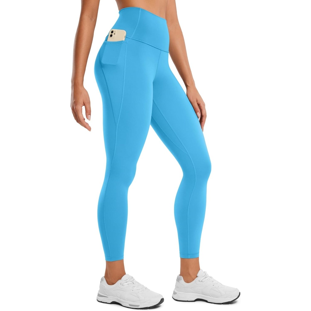 image:imageCRZ YOGA Butterluxe Workout Leggings Pockets 25 High Waisted Gym Womens Yoga Pants Buttery SoftKayak Blue