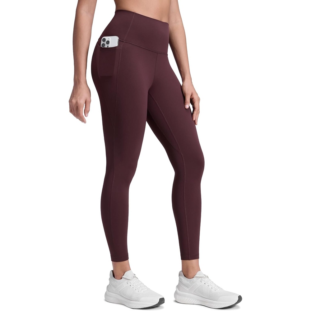 image:imageCRZ YOGA Butterluxe Workout Leggings Pockets 25 High Waisted Gym Womens Yoga Pants Buttery SoftRipe Plum
