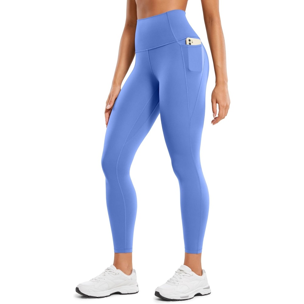 image:imageCRZ YOGA Butterluxe Workout Leggings Pockets 25 High Waisted Gym Womens Yoga Pants Buttery SoftWild Indigo