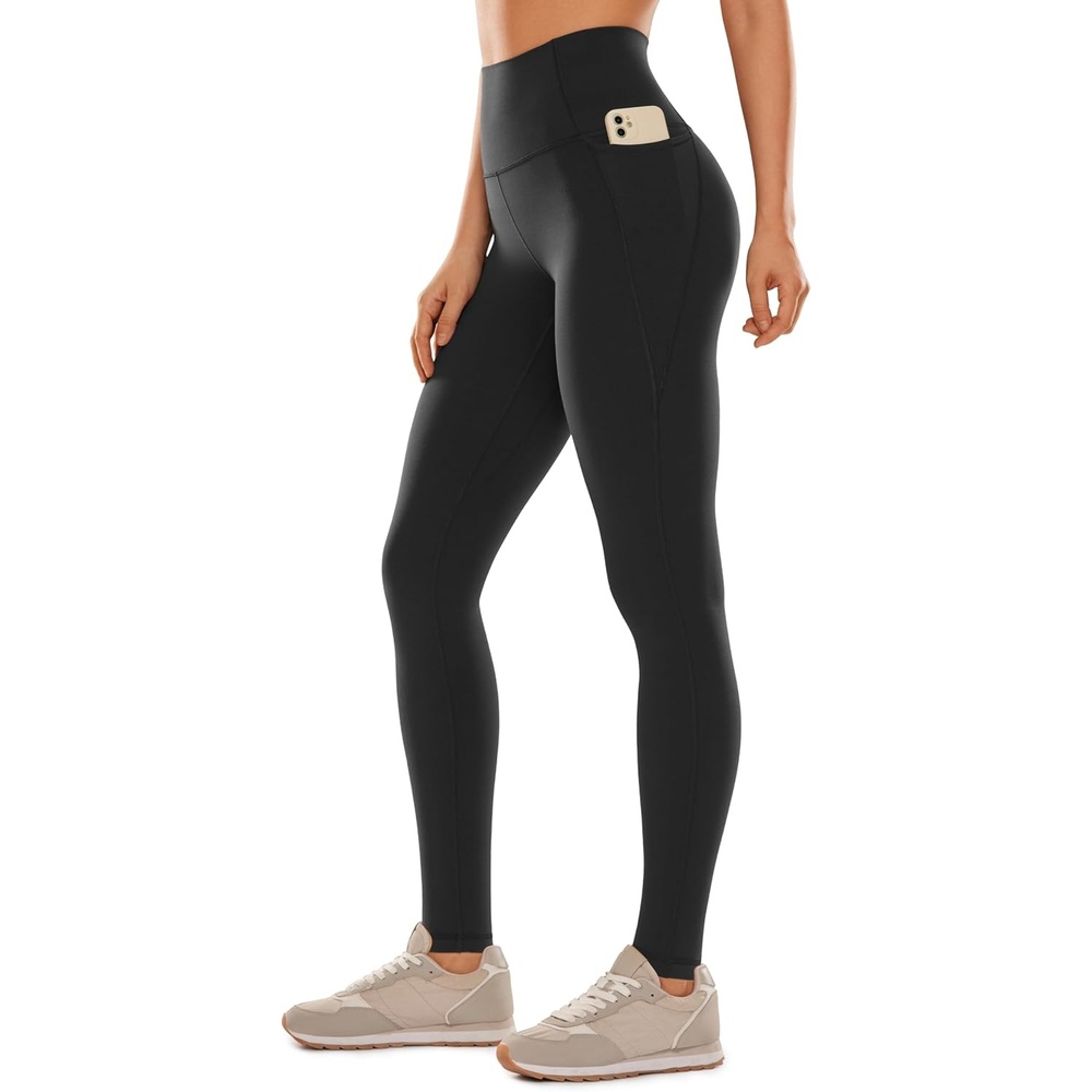 image:imageCRZ YOGA Butterluxe Workout Leggings Pockets 31 High Waisted Athletic Gym Womens Yoga Pants for Tall WomenBlack