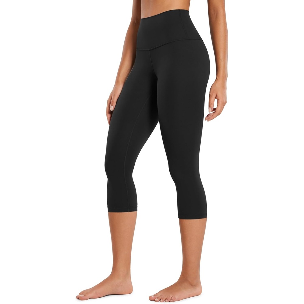 image:imageCRZ YOGA Butterluxe Yoga Capris Leggings 19 High Waisted Workout Buttery Soft Athletic Lounge Womens Crop PantsBlack