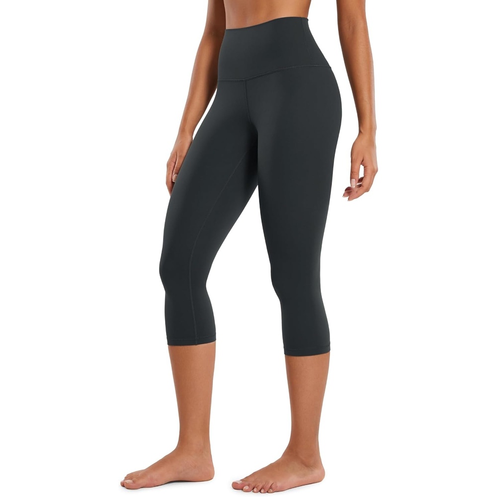 image:imageCRZ YOGA Butterluxe Yoga Capris Leggings 19 High Waisted Workout Buttery Soft Athletic Lounge Womens Crop PantsMelanite