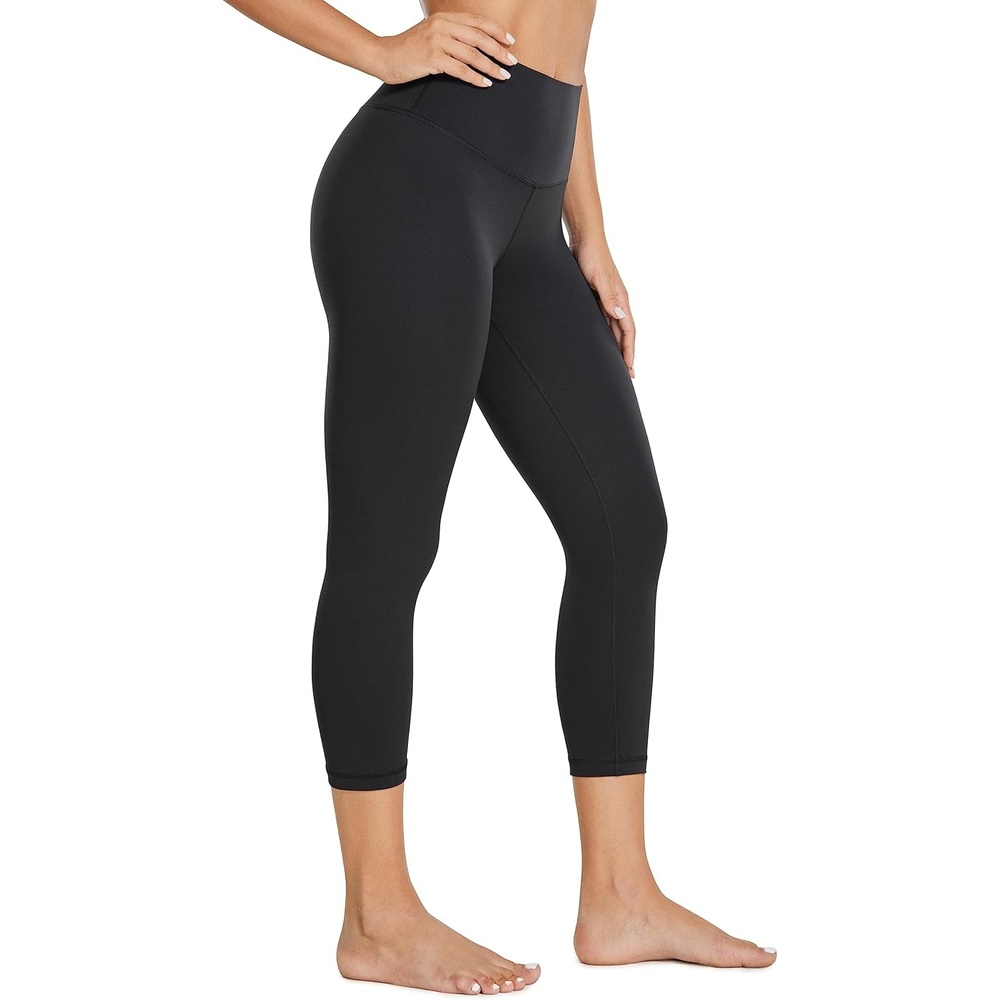 image:imageCRZ YOGA Butterluxe Yoga Capris Leggings 21 High Waisted Buttery Soft Lounge Womens Crop PantsBlack