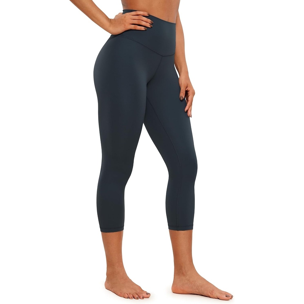 image:imageCRZ YOGA Butterluxe Yoga Capris Leggings 21 High Waisted Buttery Soft Lounge Womens Crop PantsTrue Navy