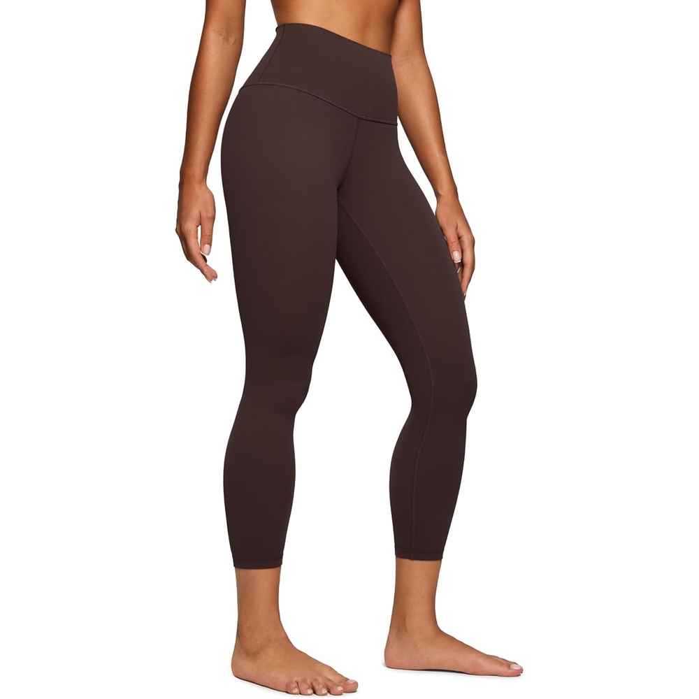 image:imageCRZ YOGA Butterluxe Yoga Capris Leggings 23 High Waisted Buttery Soft Workout Womens Lounge PantsHot Fudge Brown