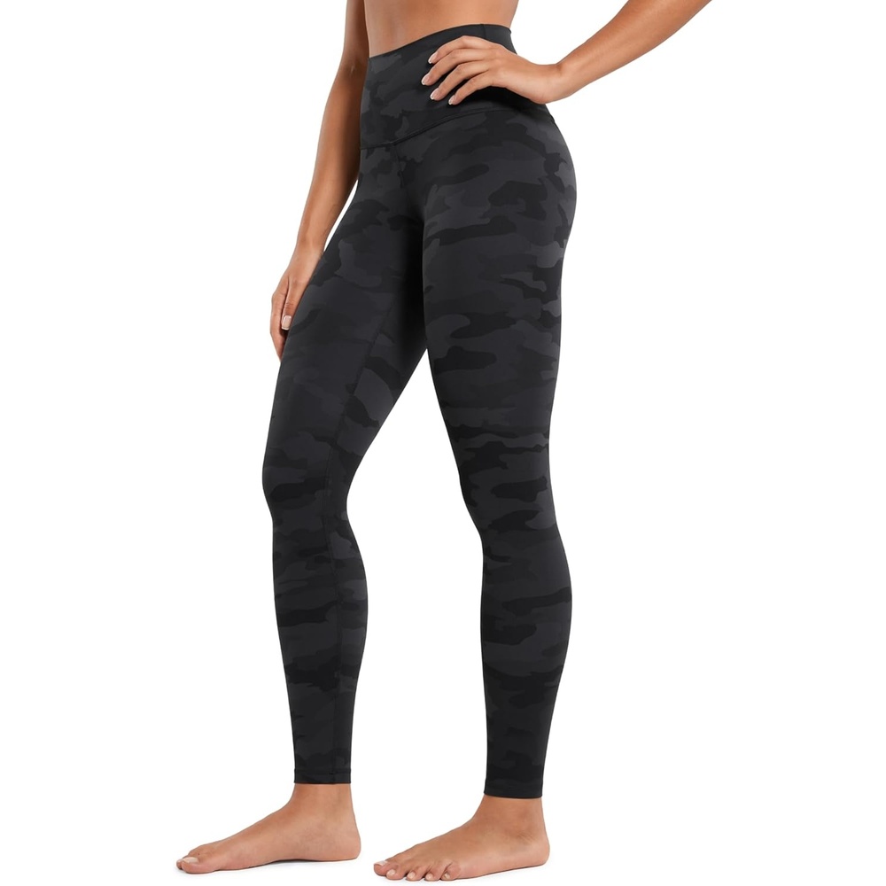 image:imageCRZ YOGA Butterluxe Yoga Leggings 28 High Waisted Womens Workout Lounge Pants Buttery SoftDark Grey Camouflage 2