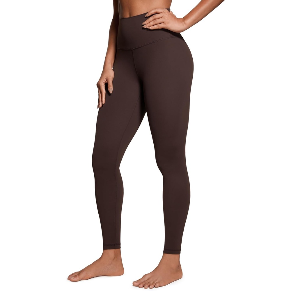 image:imageCRZ YOGA Butterluxe Yoga Leggings 28 High Waisted Womens Workout Lounge Pants Buttery SoftHot Fudge Brown