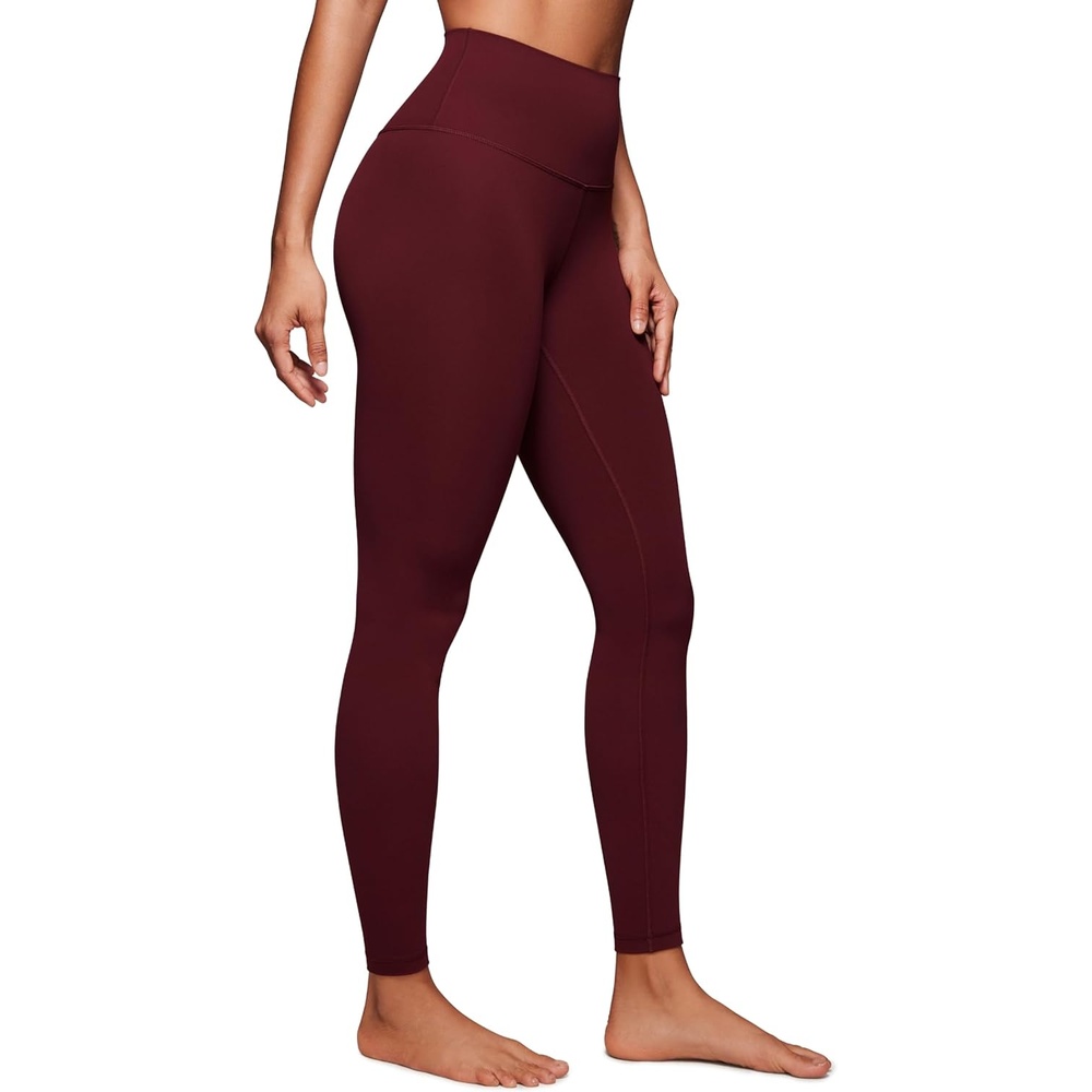 image:imageCRZ YOGA Butterluxe Yoga Leggings 28 High Waisted Womens Workout Lounge Pants Buttery SoftRed Merlot