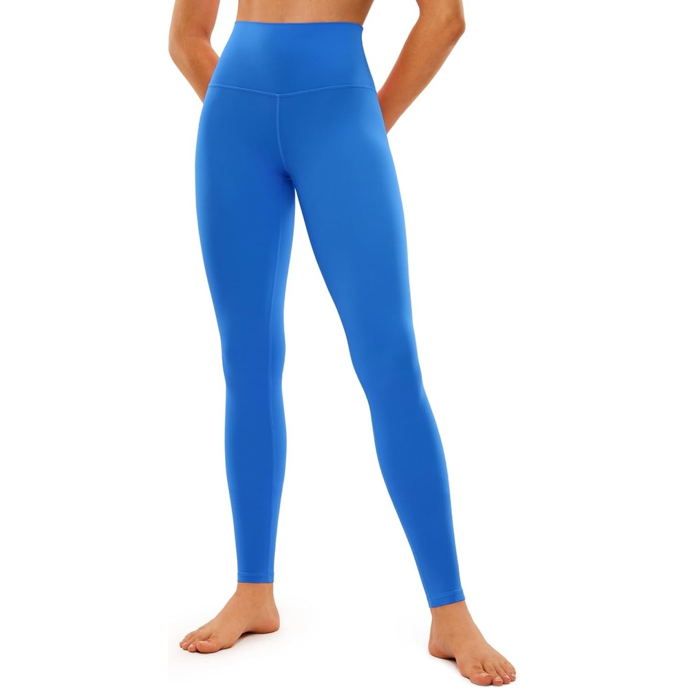 image:imageCRZ YOGA Butterluxe Yoga Leggings 31 Extra Long High Waisted Workout Lounge Pants for Tall WomenSparkle Blue