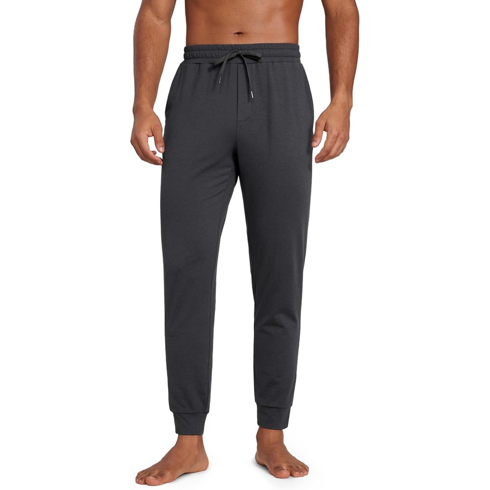 image:imageCRZ YOGA Cloud Jersey Lightweight Yoga Joggers for Men 29 Breathable Casual Lounge Workout Soft Sweatpants with PocketsInk Gray
