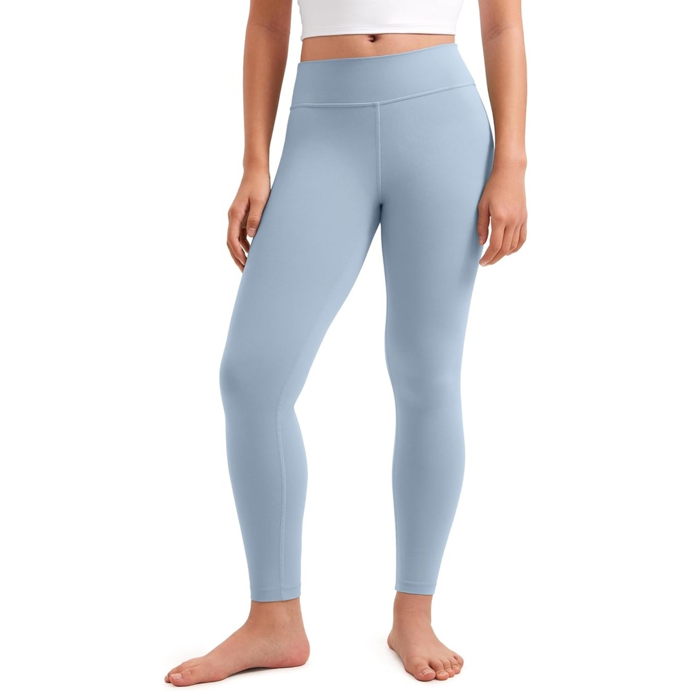 image:imageCRZ YOGA Girls Butterluxe Full Length Yoga Leggings Athletic Sports Casual Pants High Waist Tights Kids TeenCambric Blue