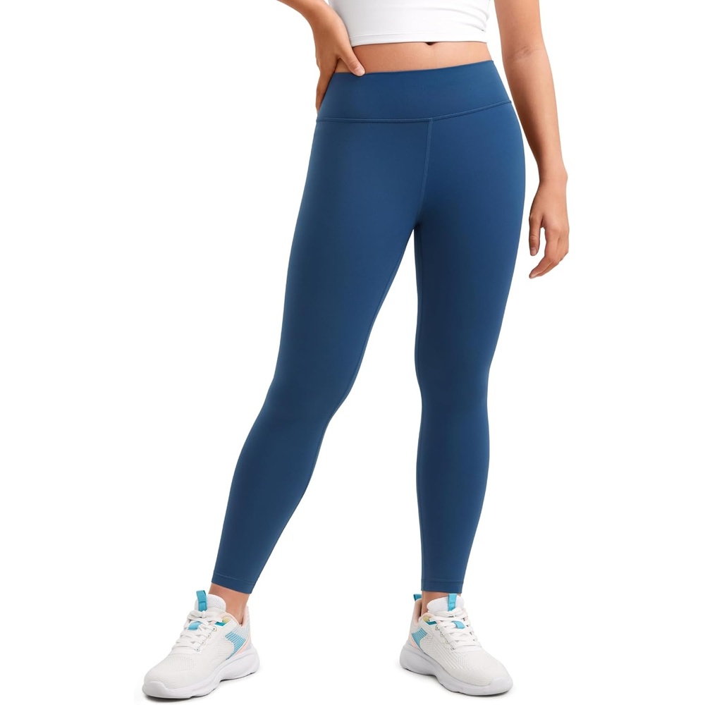 image:imageCRZ YOGA Girls Butterluxe Full Length Yoga Leggings Athletic Sports Casual Pants High Waist Tights Kids TeenFrench Navy