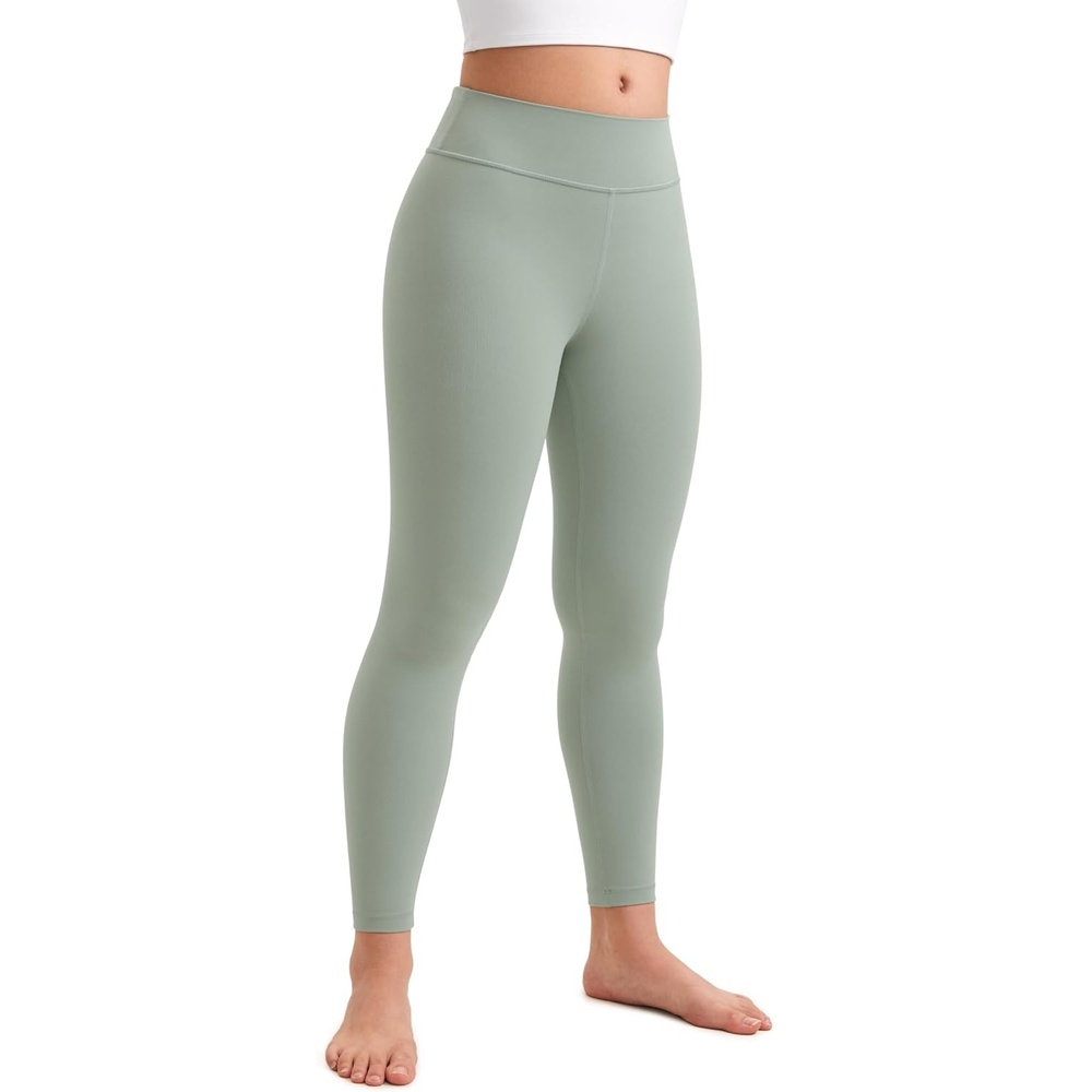 image:imageCRZ YOGA Girls Butterluxe Full Length Yoga Leggings Athletic Sports Casual Pants High Waist Tights Kids TeenGreen Palm Court