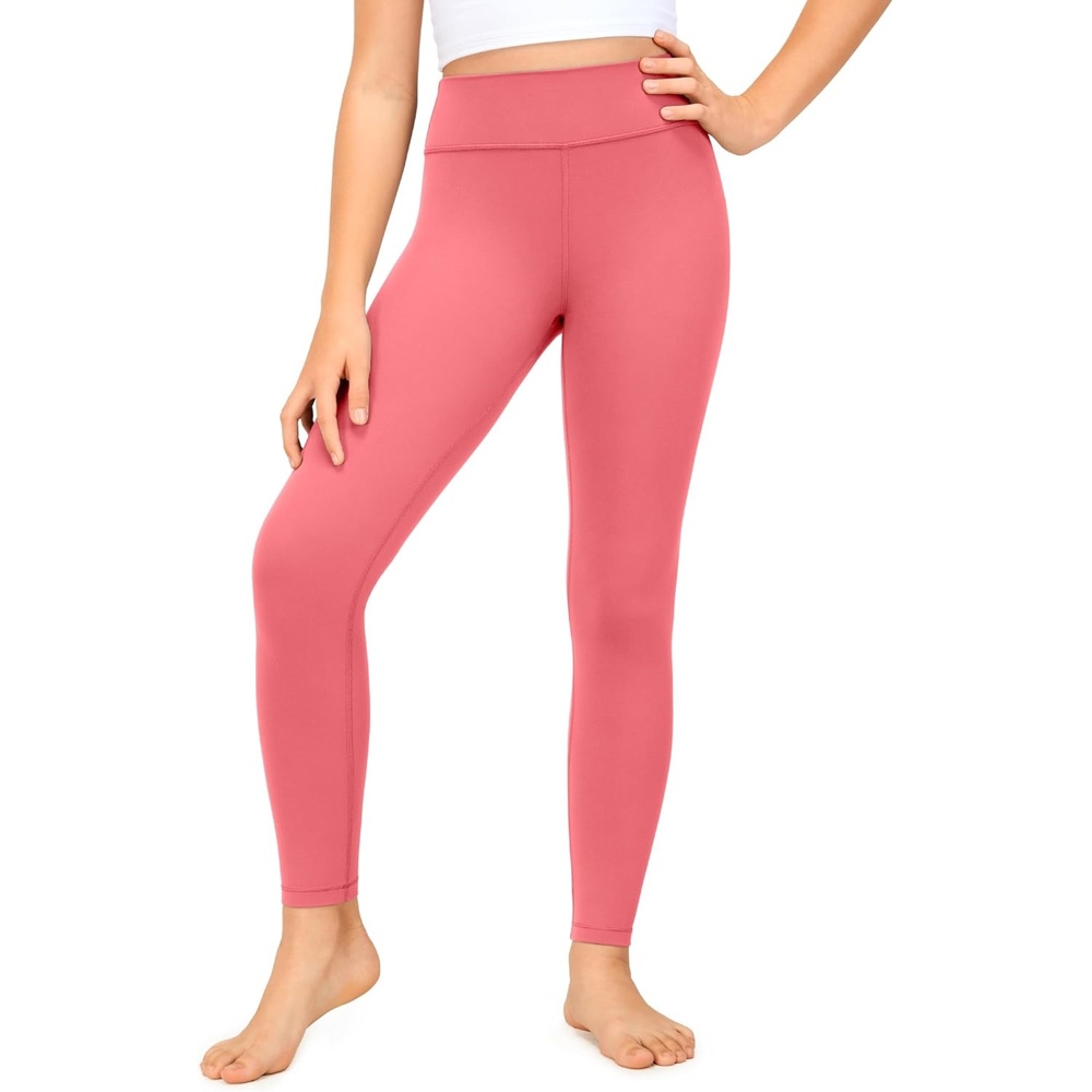 image:imageCRZ YOGA Girls Butterluxe Full Length Yoga Leggings Athletic Sports Casual Pants High Waist Tights Kids TeenRaspberry Sorbet