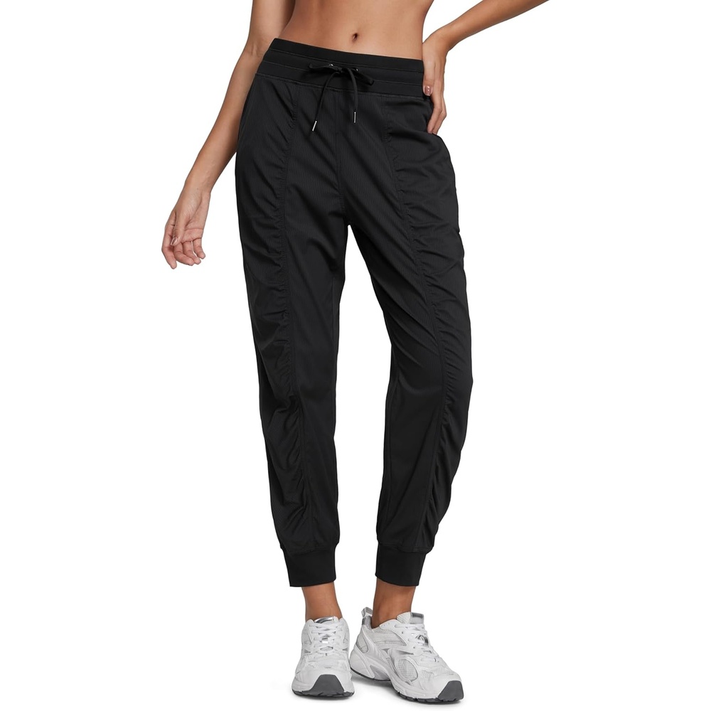 image:imageCRZ YOGA Lightweight Workout Joggers for Women 26285305 Outdoor Running Casual Pants with PocketsBlack