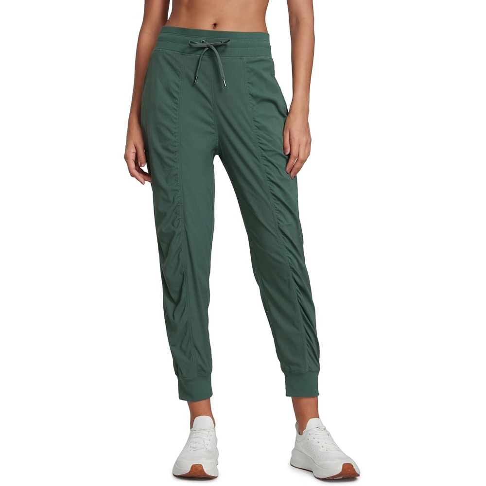 image:imageCRZ YOGA Lightweight Workout Joggers for Women 26285305 Outdoor Running Casual Pants with PocketsDark Forest Green
