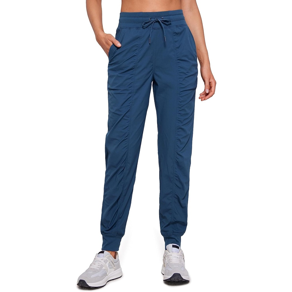 image:imageCRZ YOGA Lightweight Workout Joggers for Women 26285305 Outdoor Running Casual Pants with PocketsFrench Navy