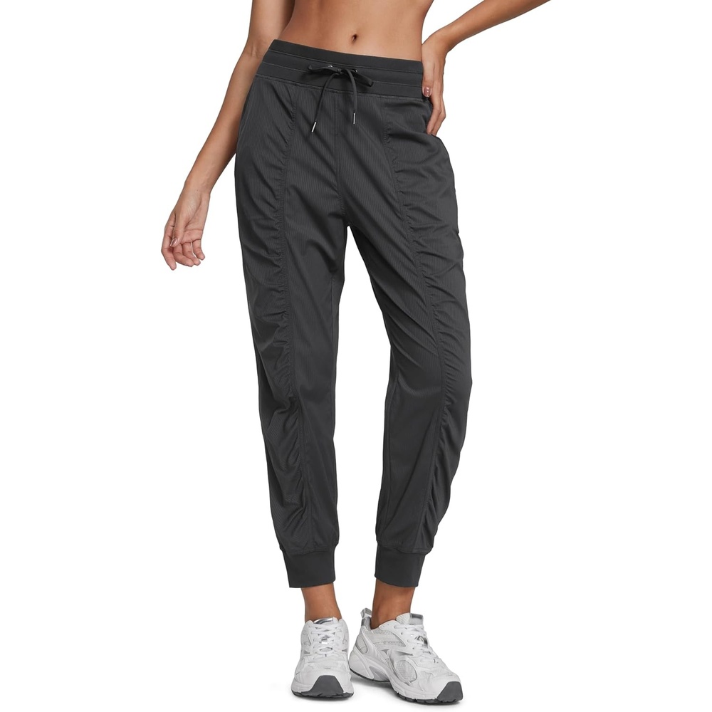 image:imageCRZ YOGA Lightweight Workout Joggers for Women 26285305 Outdoor Running Casual Pants with PocketsInk Gray