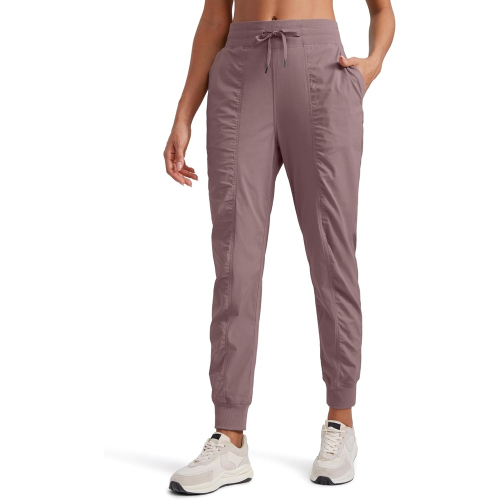 image:imageCRZ YOGA Lightweight Workout Joggers for Women 26285305 Outdoor Running Casual Pants with PocketsMauve
