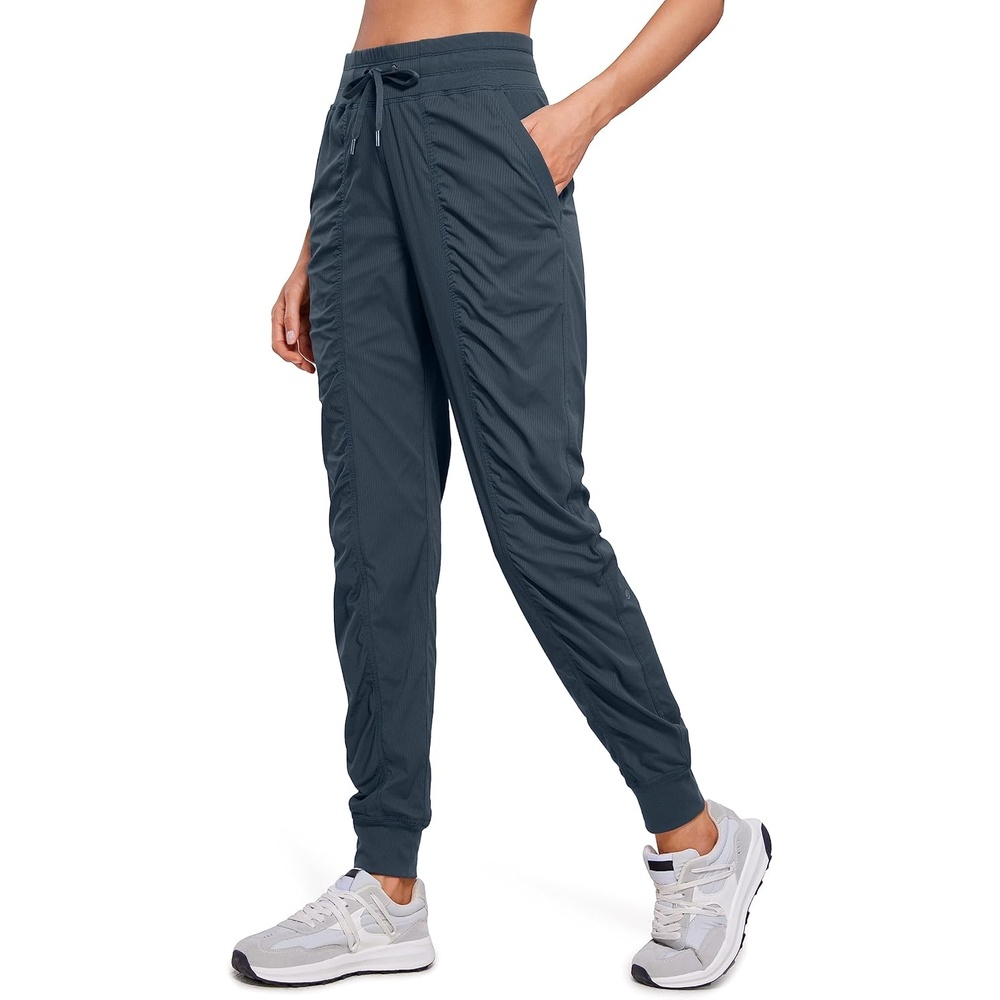image:imageCRZ YOGA Lightweight Workout Joggers for Women 26285305 Outdoor Running Casual Pants with PocketsMelanite