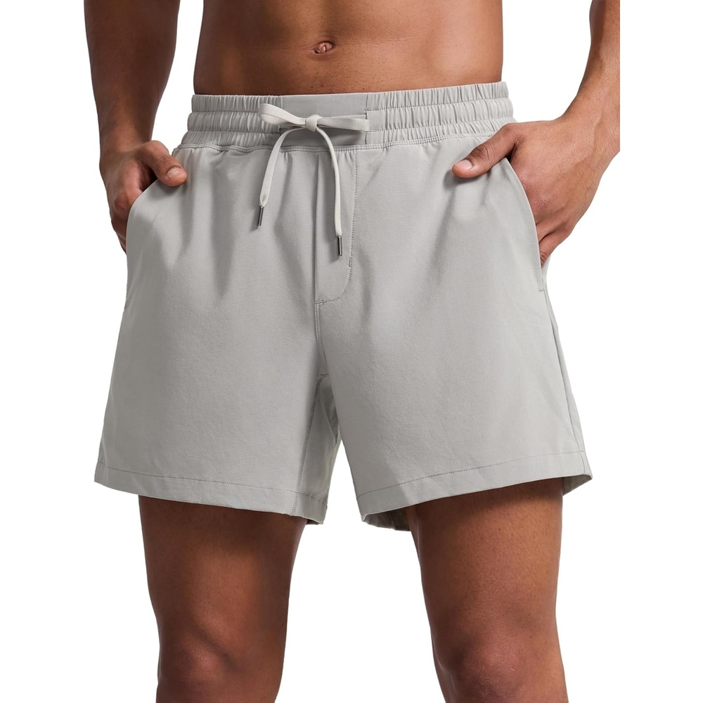 image:imageCRZ YOGA Mens Swim Trunks 57 Mesh Liner Quick Dry Beach Sports Casual Swimwear Shorts with PocketsDark Chrome