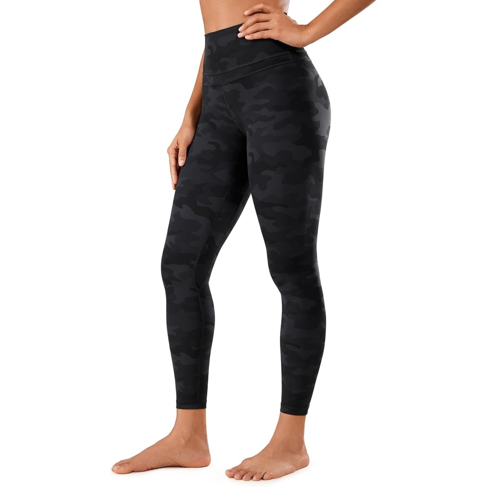 image:imageCRZ YOGA Naked Feeling Workout Leggings 25 High Waist Yoga Training Tight Womens PantsDark Grey Camouflage