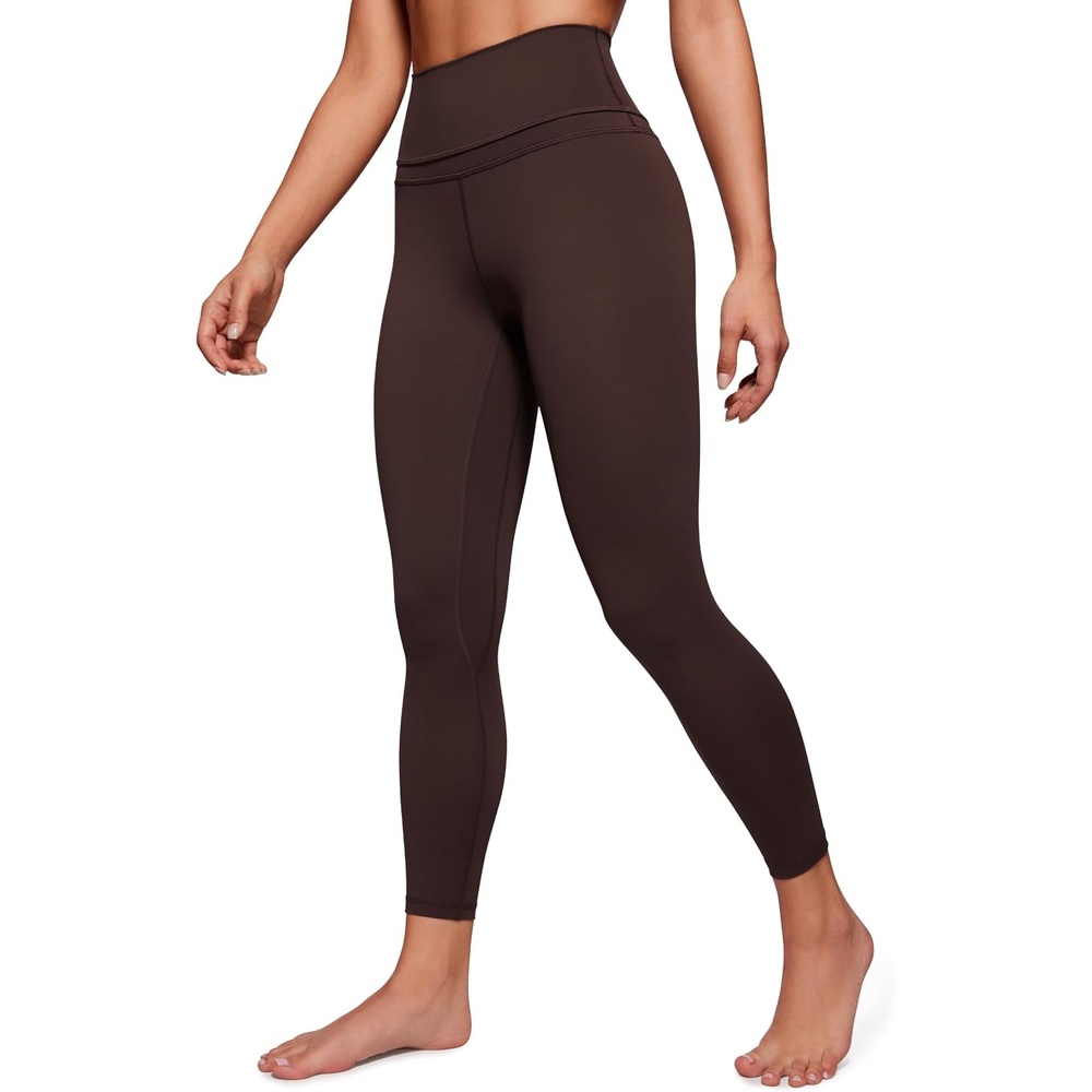 image:imageCRZ YOGA Naked Feeling Workout Leggings 25 High Waist Yoga Training Tight Womens PantsHot Fudge Brown