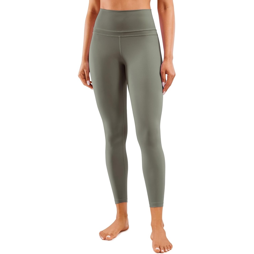 image:imageCRZ YOGA Naked Feeling Workout Leggings 25 High Waist Yoga Training Tight Womens PantsLight Army Green