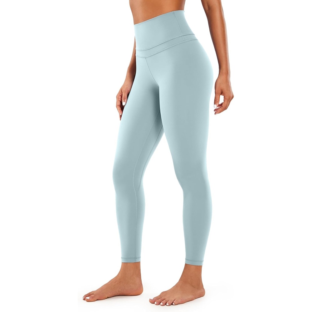 image:imageCRZ YOGA Naked Feeling Workout Leggings 25 High Waist Yoga Training Tight Womens PantsLight Grayish Blue