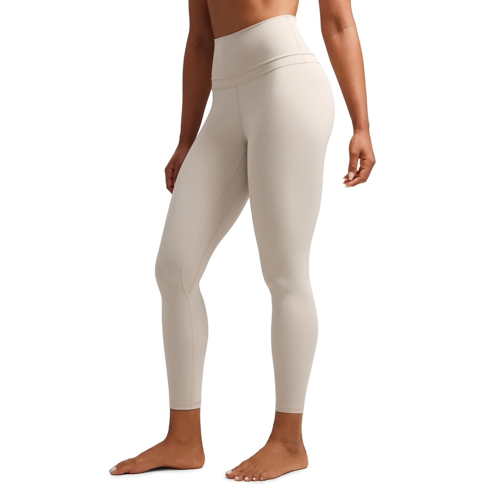 image:imageCRZ YOGA Naked Feeling Workout Leggings 25 High Waist Yoga Training Tight Womens PantsMojave Tan