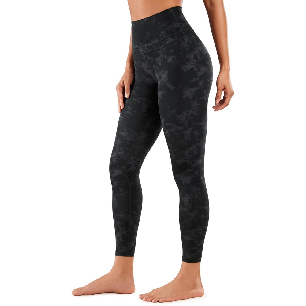 image:imageCRZ YOGA Naked Feeling Workout Leggings 25 High Waist Yoga Training Tight Womens PantsTie Dye Smoke Ink