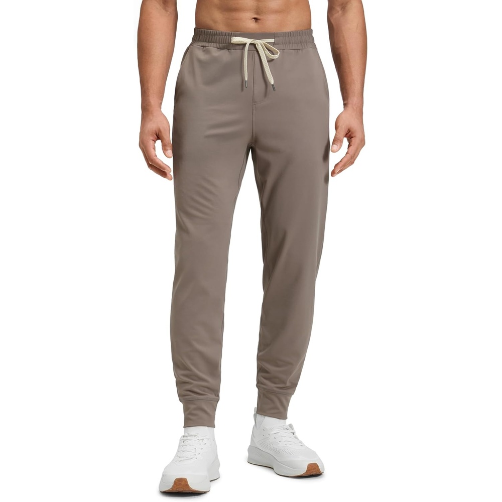 image:imageCRZ YOGA Performance Joggers for Men 29  Breathable SweatWicking Workout Athletic Casual Pants with PocketsCliff Ash