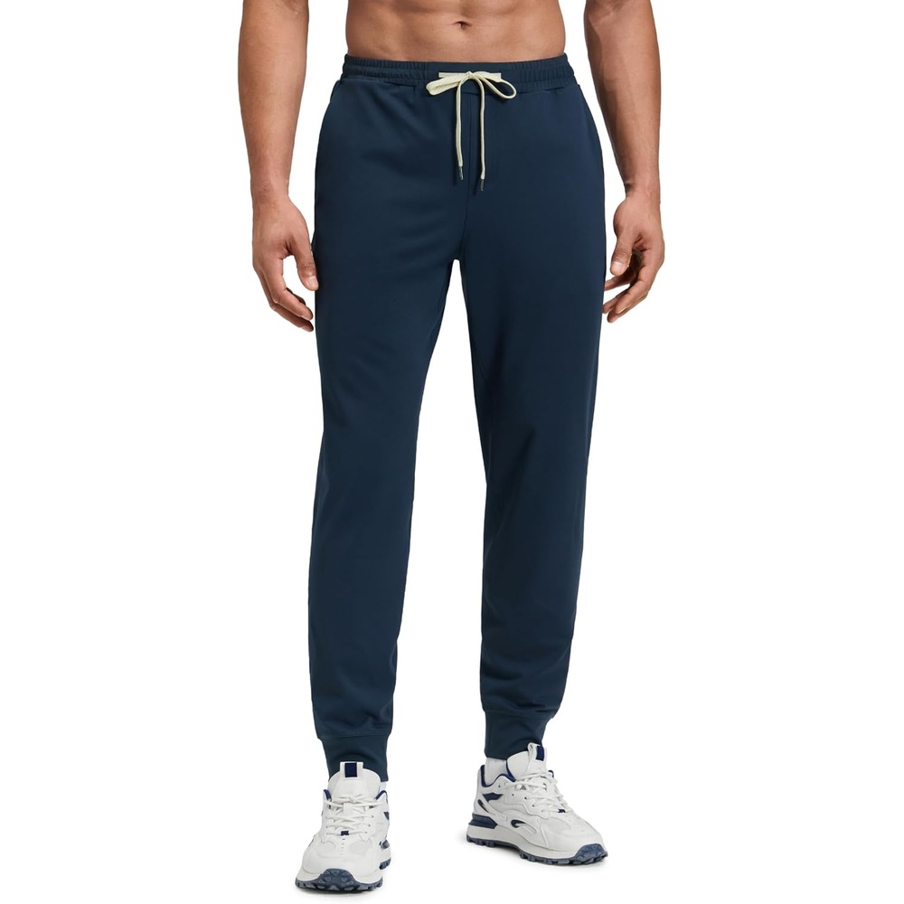 image:imageCRZ YOGA Performance Joggers for Men 29 Breathable SweatWicking Workout Athletic Casual Pants with PocketsInk Blue