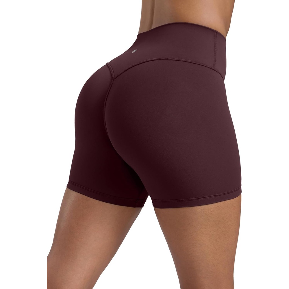 image:imageCRZ YOGA Secretsculpt Butterlift Biker Shorts 4 No Front Seam High Waisted Womens Workout Gym Booty Scrunch ButtRipe Plum