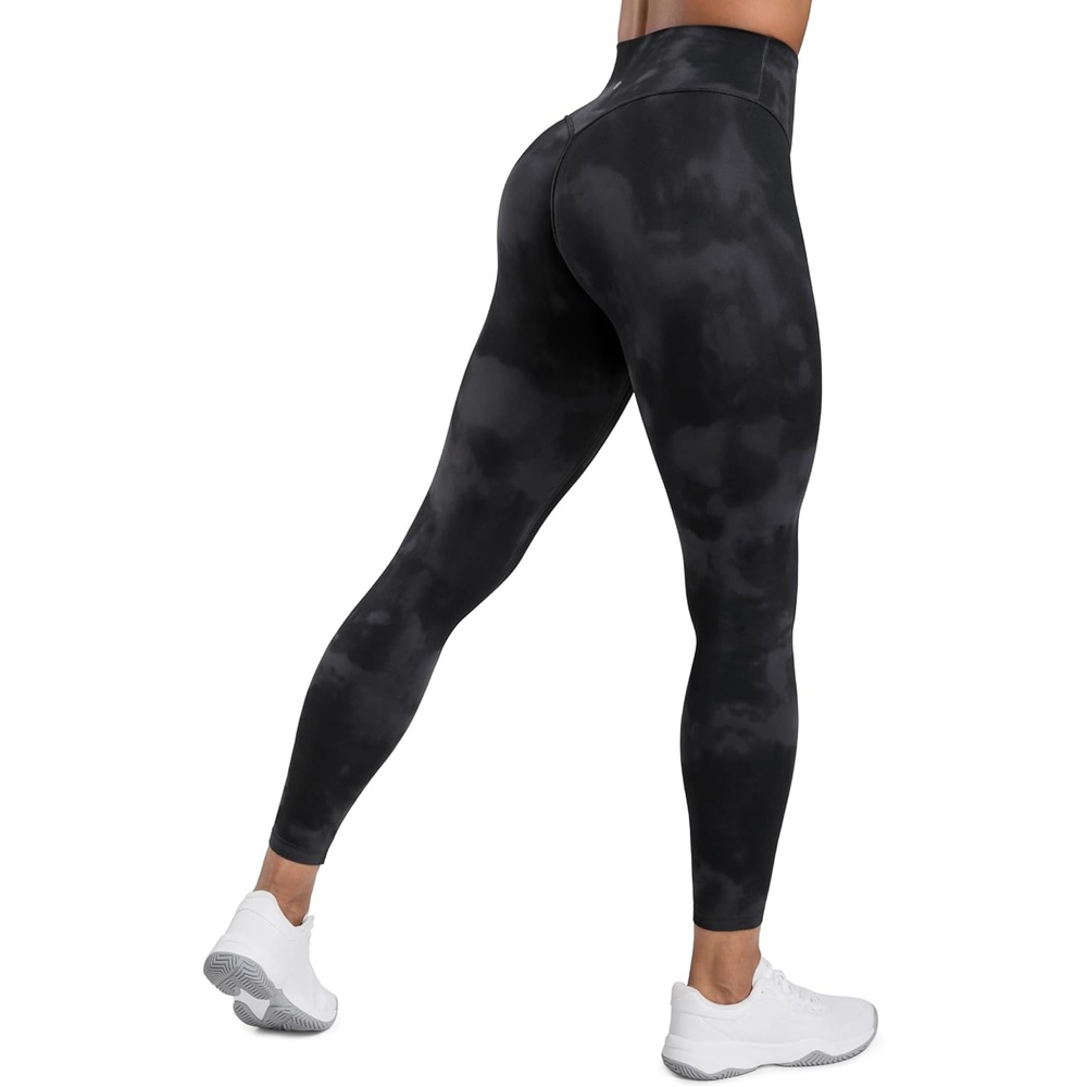 image:imageCRZ YOGA Secretsculpt Butterlift Workout Leggings 25 No Front Seam High Waisted Womens Yoga Pants Booty Scrunch ButtBlack Tie Dye Flowers