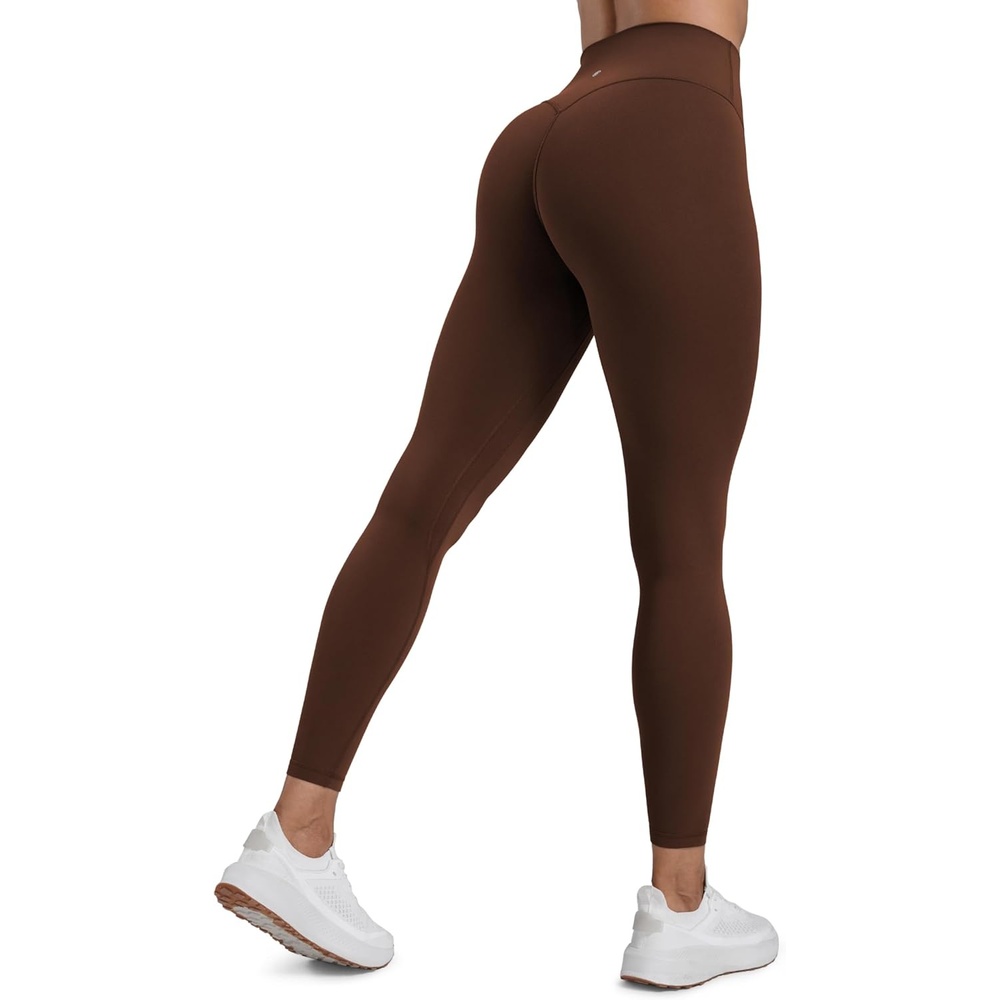 image:imageCRZ YOGA Secretsculpt Butterlift Workout Leggings 25 No Front Seam High Waisted Womens Yoga Pants Booty Scrunch ButtLava Brown