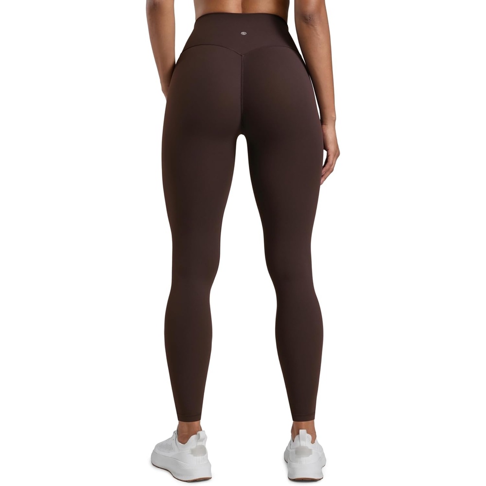 image:imageCRZ YOGA Secretsculpt Butterlift Workout Leggings 28 No Front Seam High Waisted Womens Yoga Pants Booty Scrunch ButtHot Fudge Brown