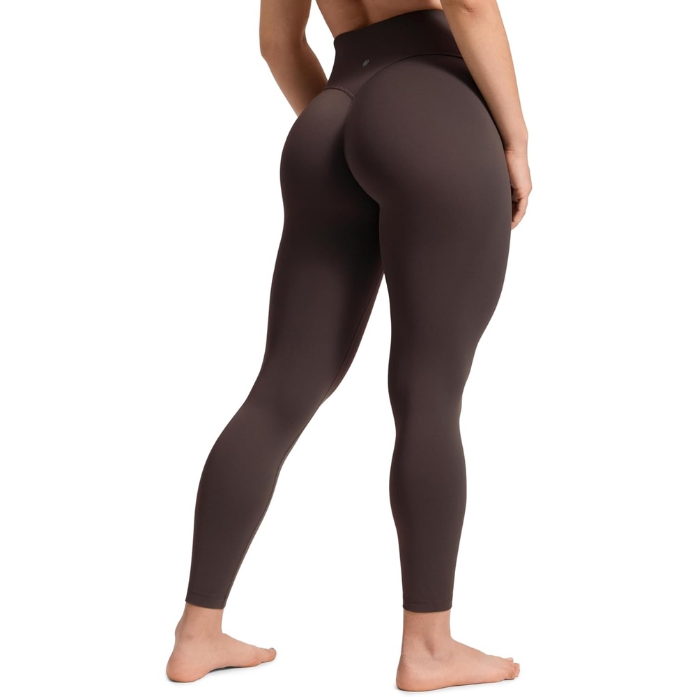 image:imageCRZ YOGA Secretsculpt Minor No Front Seam Leggings 25 Softretch High Waisted Womens Yoga Pants Buttery Soft Booty LiftingClay Brown