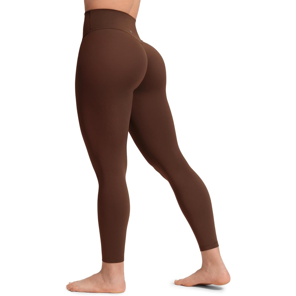 image:imageCRZ YOGA Secretsculpt Minor No Front Seam Leggings 25 Softretch High Waisted Womens Yoga Pants Buttery Soft Booty LiftingLava Brown