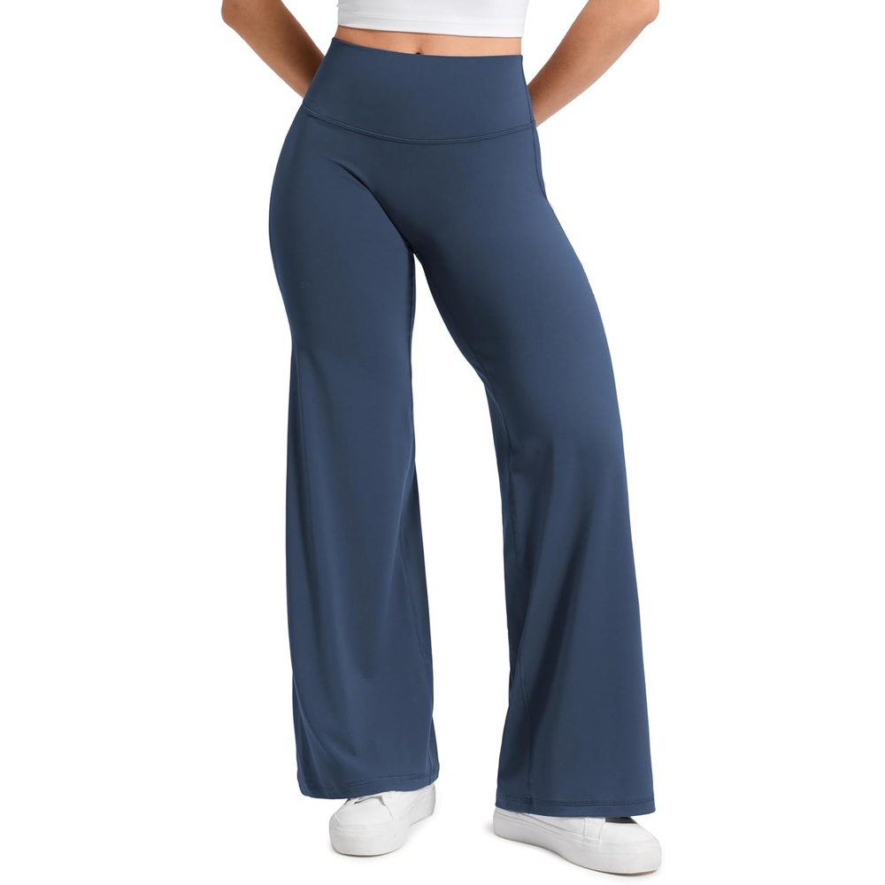 image:imageCRZ YOGA Softretch No Front Seam Wide Leg Pants 28 30 32 for Women High Waist Yoga Lounge Buttery Soft Comfy CasualStelindigo