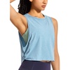 Deep Armhole-heathered Neptune Blue