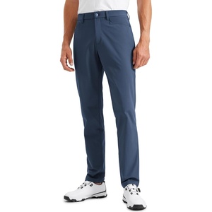 CRZ YOGA All Day Comfy 5-Pocket Golf Pants for Men – Quick Dry Lightweight Casual Work Stretch Trousers(Electric Blue)