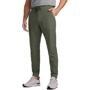 CRZ YOGA All Day Comfy Pull-On Golf Joggers for Men 28″/30″/32″ – Quick Dry Lightweight Work Casual Pants with Pockets(Light Army Green)