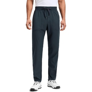 CRZ YOGA All Day Comfy Pull-On Golf Pants for Men 31″ – Quick Dry Lightweight Work Casual Pants with Pockets(True Navy)